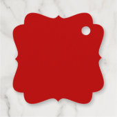 Klassisches elegantes chinesisches Hochzeitslogo i Geschenkanhänger (Rückseite)