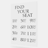 Klassisches Elegantes Einfaches Modernes Acrylschild (Winkel)