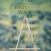 Klassisches Elegantes Einfaches Modernes Acrylschild (Neutral)