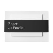 Klassisches Elegantes einfaches Skript Einladungsbanderole (Vorderseite Beispiel)