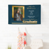 Klassisches elegantes Foto für den Goldenen Text Banner (Insitu)