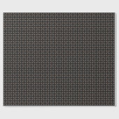 Klassisches elegantes modernes Muster Geschenkpapier (Flach)