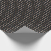 Klassisches elegantes modernes Muster Geschenkpapier (Ecke)