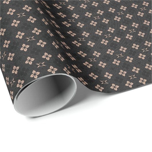 Klassisches elegantes modernes Muster Geschenkpapier (Rolleneckpunkt)