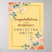 Klassisches Elegantes Party für die Aquarellfarben Poster (Vorne)