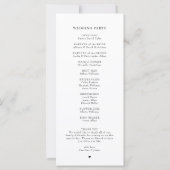 Klassisches, elegantes Programm für die Zurück-Hoc (Rückseite)