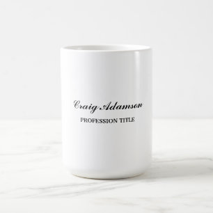 Klassisches Elegantes Schlicht Einfaches Minimalis Kaffeetasse