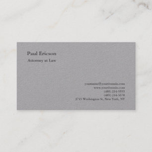 Klassisches Elegantes Schlichtes Berufliches Premi Visitenkarte