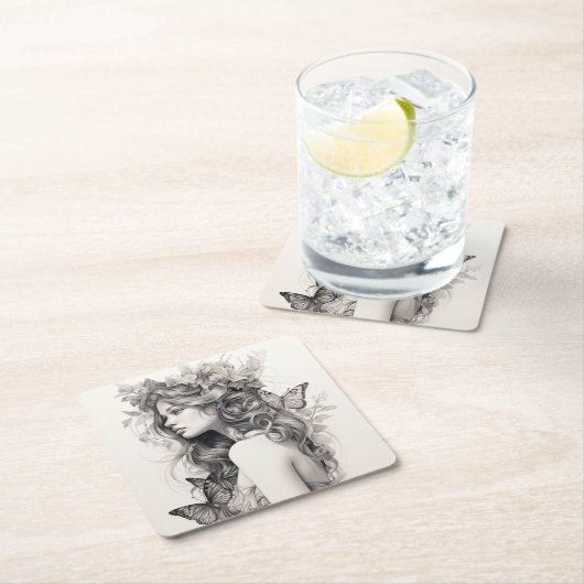 Klassisches, elegantes Script-Hochzeit-Probe-Dinne Rechteckiger Pappuntersetzer (Vor Ort)