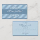 Klassisches elegantes visitenkarte (Vorne/Hinten)