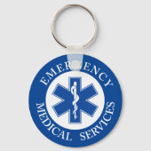 Klassisches EMT EMS Paramedic Symbol Schlüsselanhänger (Vorderseite)