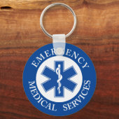 Klassisches EMT EMS Paramedic Symbol Schlüsselanhänger (Vorderseite)