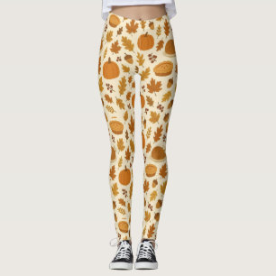 Klassisches Erntedankfest-Muster Leggings