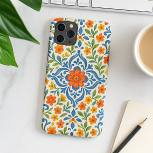 Klassisches ethnisches mediterranes florales Kunst Case-Mate iPhone Hülle