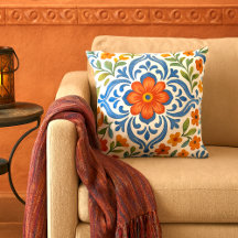 Klassisches ethnisches mediterranes florales Kunst
