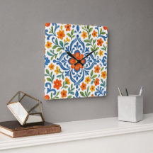 Klassisches ethnisches mediterranes florales Kunst