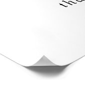 Klassisches Eukalyptus Probe Dinner Begrüßungszeic Poster (Ecke)