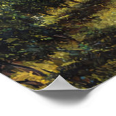 Klassisches Fachwerk Haus & Sunny Vineyards Poster (Ecke)