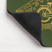 Klassisches Fahrrad 2 Mousepad (Ecke)