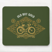 Klassisches Fahrrad 2 Mousepad (Vorne)