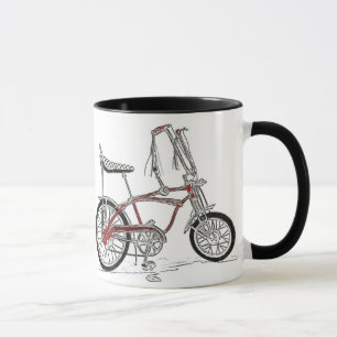 Klassisches Fahrrad 60er Jahre Fahrrad Kunst Tasse