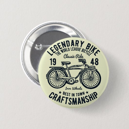 Klassisches Fahrrad Fahrradhandwerk Button (Vorne & Hinten)