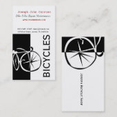 Klassisches Fahrrad-moderner Visitenkarte (Vorne/Hinten)