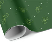 klassisches Fahrradmuster Geschenkpapier (Rolleneckpunkt)