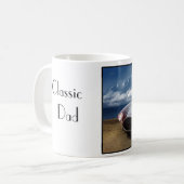 Klassisches Fahrzeug für einen klassischen Vater Kaffeetasse (Vorderseite Links)