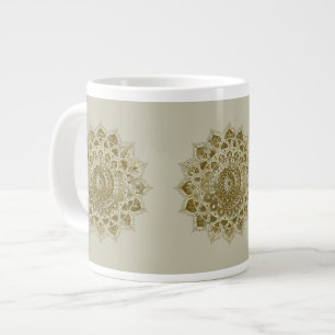 Klassisches farbenfrohes Mandala im indischen Stil Jumbo-Tasse