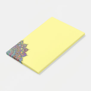Klassisches farbenfrohes Mandala Indien Stil 1 Post-it Klebezettel