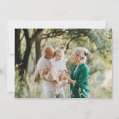 Klassisches farbiges Foto - neue Jahre Karte (Rückseite)