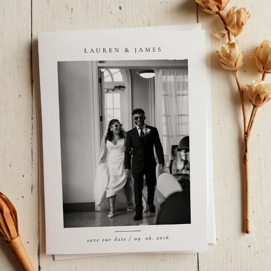 Klassisches feierliches Hochzeitsfest Save the Dat Save The Date