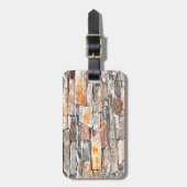 Klassisches Felsgestein Gepäckanhänger (Vorderseite vertikal)