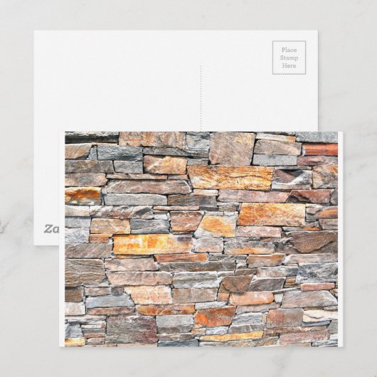 Klassisches Felsgestein Postkarte (Vorne/Hinten)