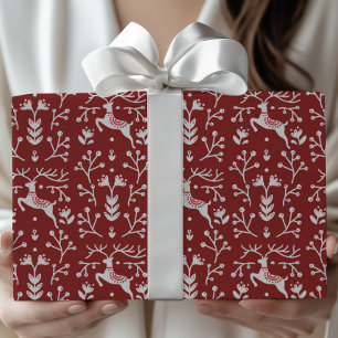 Klassisches Festtags-Weihnachts-Tartan-Karo-Muster Geschenkpapier