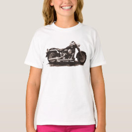 Klassisches fettes Jungen-Motorrad T-Shirt