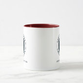 Klassisches Firmenlogo hinzufügen Tasse (Zentrum)