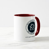 Klassisches Firmenlogo hinzufügen Tasse (VorderseiteRechts)