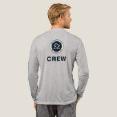 Klassisches Firmenlogo hinzufügen Tri-Blend Shirt (Voller Rücken)