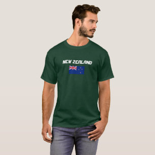 Klassisches Flaggen-Shirt Neuseelands T-Shirt