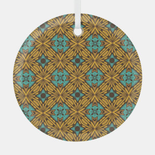 Klassisches Floral: Zeitloses Vintage-Muster. Ornament Aus Glas