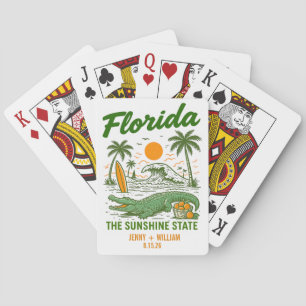 Klassisches Florida - Partygeschenk Spielkarten