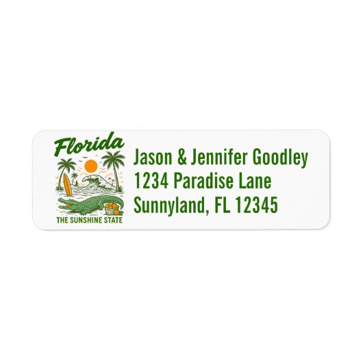Klassisches Florida - Sunshine State  (Vorne)