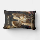 Klassisches Flügeldrachenhorn Magisches Märchenros Lendenkissen (Vorderseite)