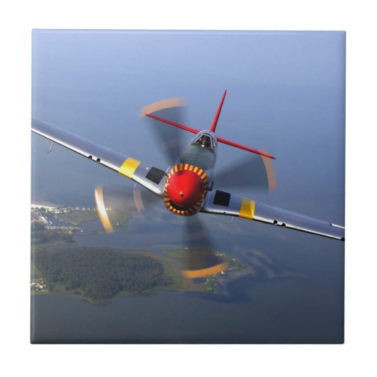 Klassisches Flugzeug Fliese (Vorderseite)