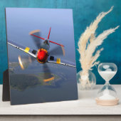 Klassisches Flugzeug Fotoplatte (Seite)