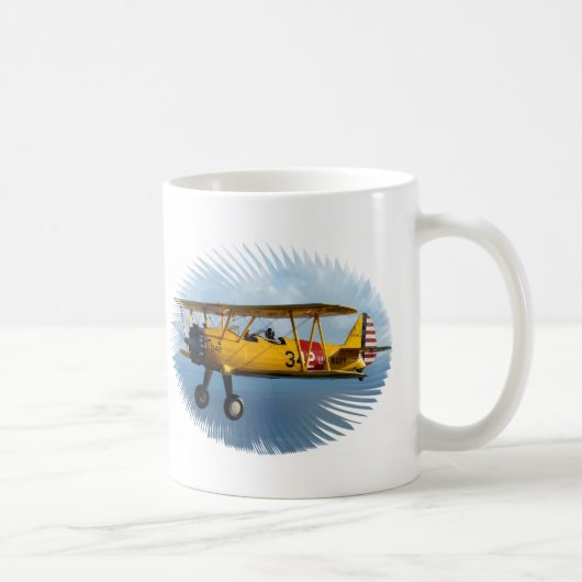 klassisches Flugzeug Kaffeetasse (Rechts)