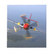 Klassisches Flugzeug Notizblock (Vorderseite)