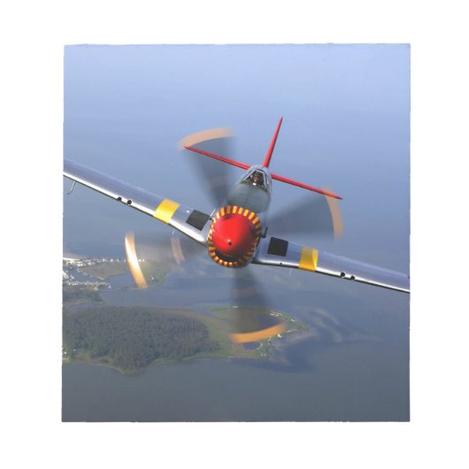 Klassisches Flugzeug Notizblock (Vorderseite)